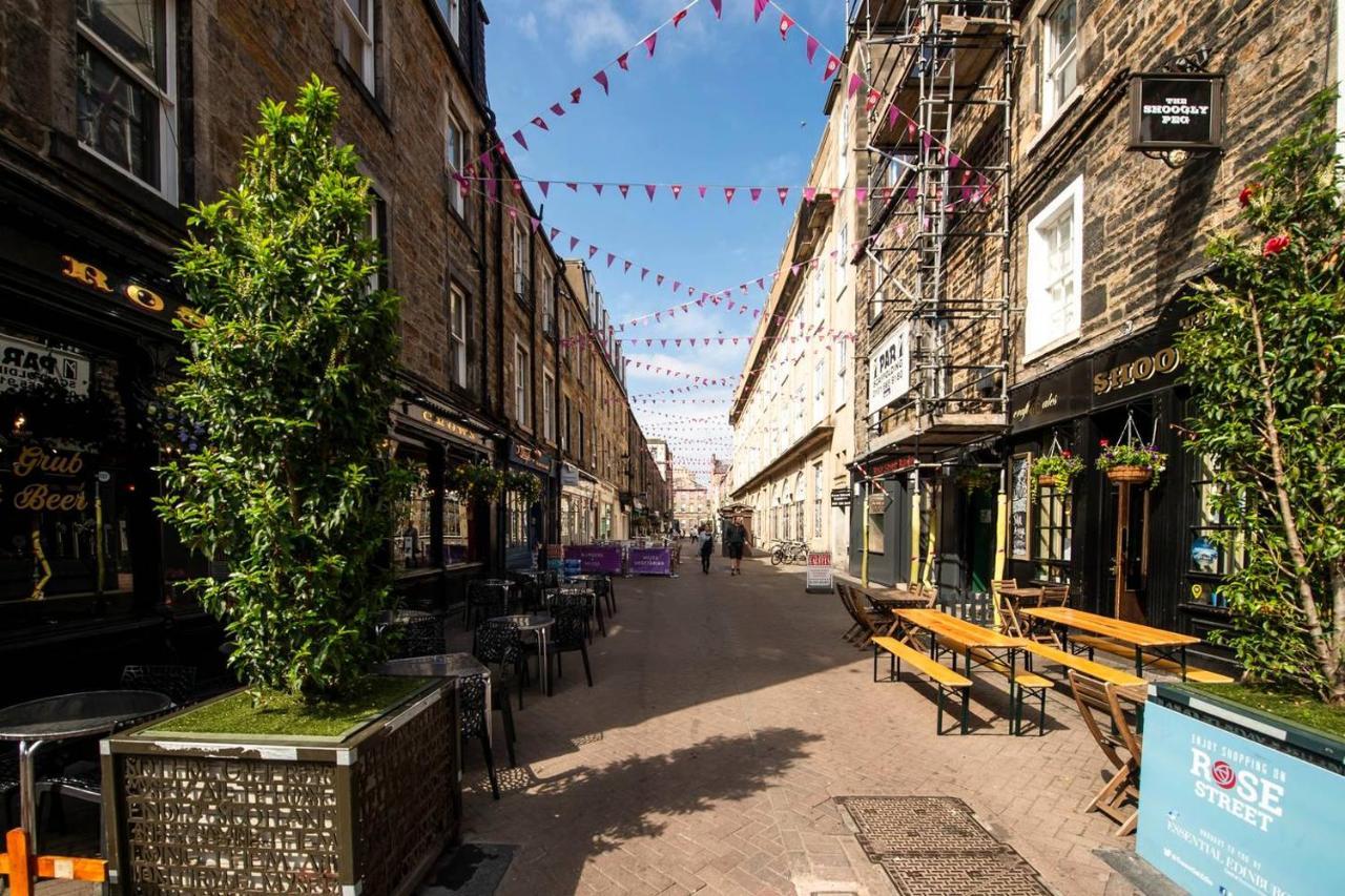 Joivy Bright 1 Bed Flat, Close To Princess Street EDI Exteriér fotografie